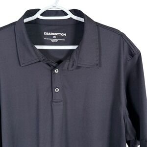 Bearbottom‎ Performance Polo Shirt Mens XL Black Short Sleeve Stretch Tech